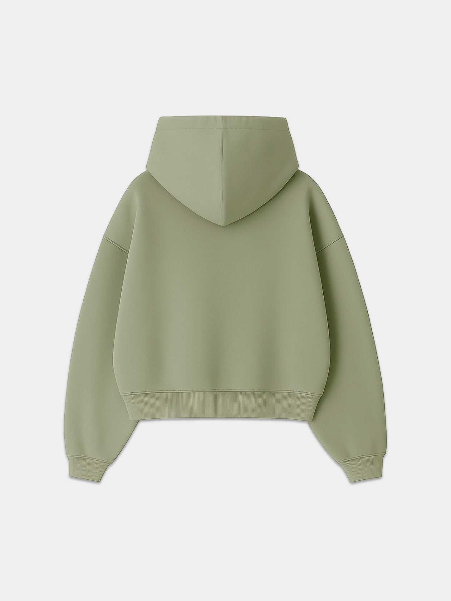 Signature Boxy Hoodie - Faded Green