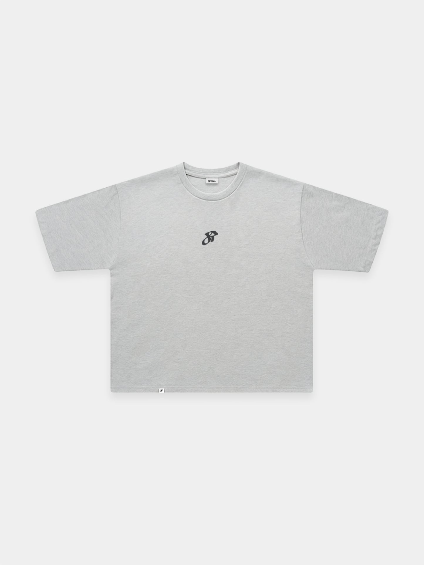Signature Boxy Tee - Heather Grey