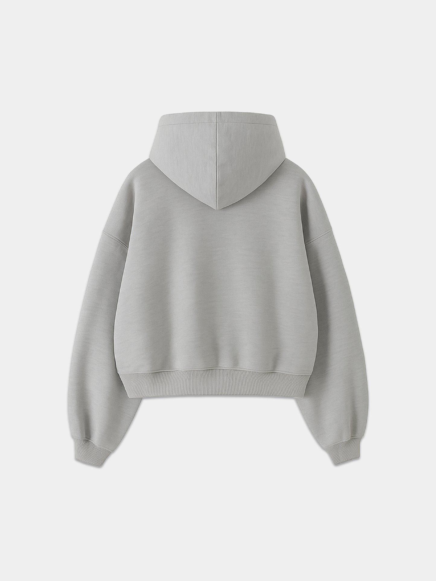 Signature Boxy Hoodie - Heather Grey