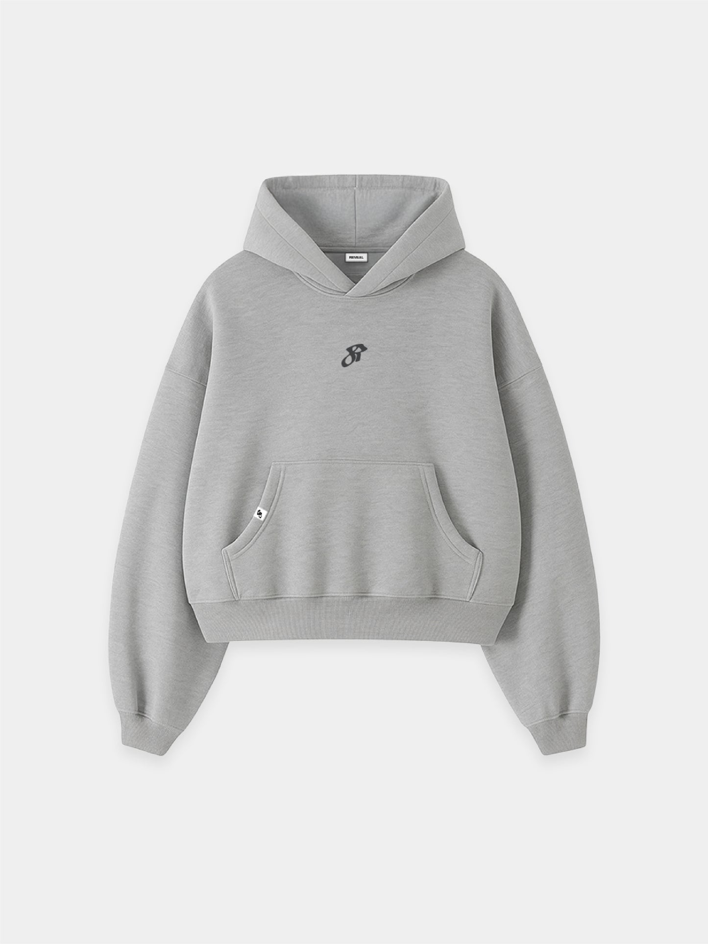 Signature Boxy Hoodie - Heather Grey